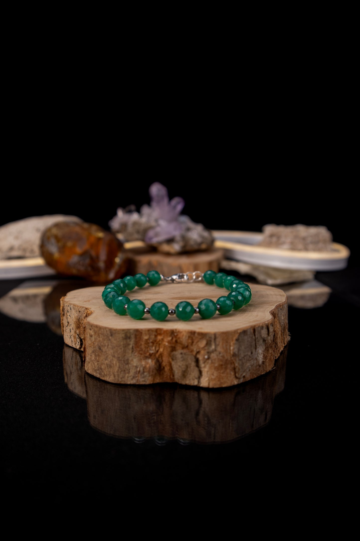 Brazalete crisoprasa