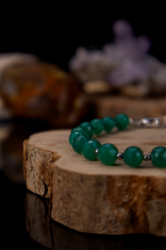 Brazalete crisoprasa