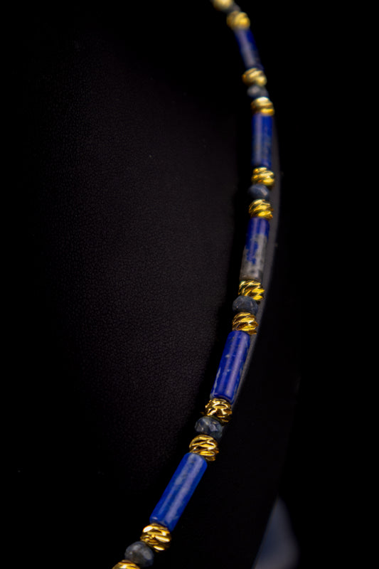 Collar lápiz lazuli