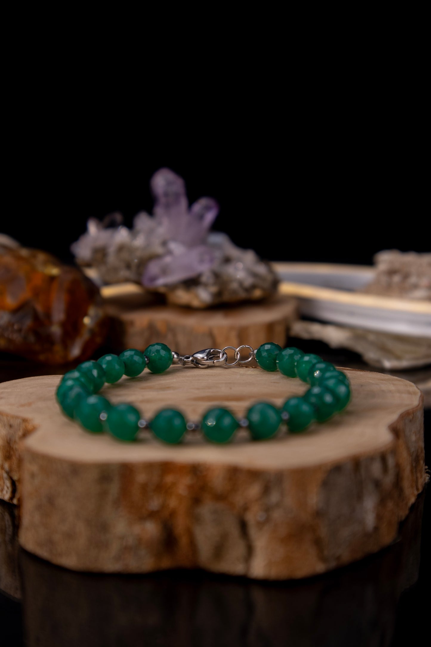 Brazalete crisoprasa
