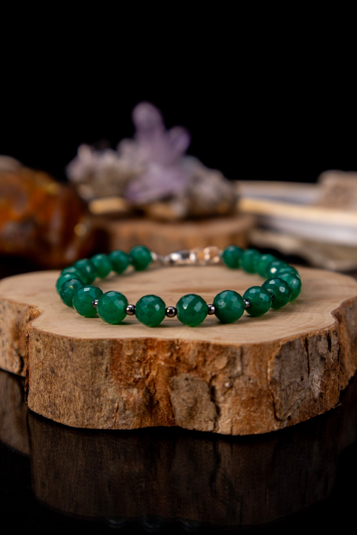 Brazalete crisoprasa